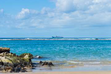 Cuatro países participan en ejercicios de desembarco frente a Las Canteras (Foto Antonio Rico)